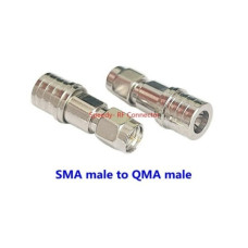 Переходник штекер QMA - штекер SMA Переходник штекер QMA - штекер SMA