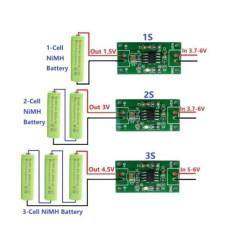 Контроллер заряда Ni-Mh аккумулятора 1S 1,5V 1A ( X-HX0020D ) Контроллер заряда Ni-Mh аккумулятора 1S 1,5V 1A ( X-HX0020D )