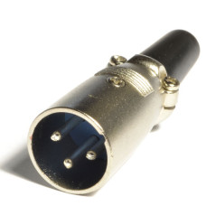Штекер CANON ( XLR ) на кабель Штекер CANON ( XLR ) на кабель