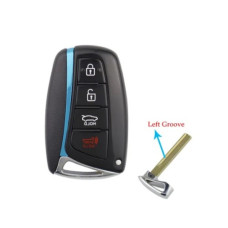 Корпус ключа Hyundai 3 кнопки Santa Fe ( жало Left Croove )