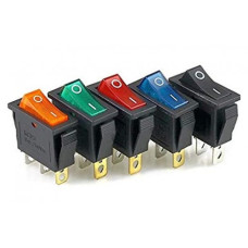 Переключатель 12V 3pin 2положения (с подсветкой) KCD3-102 Переключатель 12V 3pin 2положения (с подсветкой) KCD3-102
