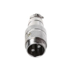 Штекер GX16-2 pin металл на кабель