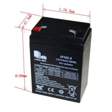 Аккумулятор 12V 2,6A/h HB-120206 (12V2,6AH/20HR) Аккумулятор 12V 2,6A/h HB-120206 (12V2,6AH/20HR)