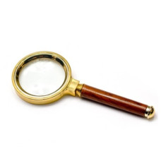 Лупа Magnifier  золото 60 mm  стекло