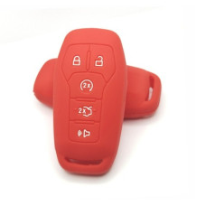 Чехол для Ford 5кн MKC MKX MKZ Edge Escape Focus (силиконовый) Red Чехол для Ford 5кн MKC MKX MKZ Edge Escape Focus (силиконовый) Red