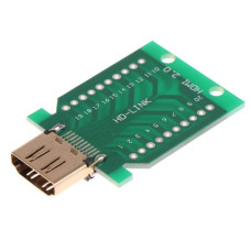 Гнездо HDMI 19pin на плате JK