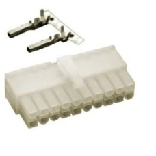 Гнездо на кабель 4,2мм 2x10 pin Разъем Mini Fit ( белый )