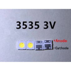 Светодиод LED подсветки TV 3,2-3,4V 1W 300 - 350мА ( 3535 ) Светодиод LED подсветки TV 3,2-3,4V 1W 300 - 350мА ( 3535 )