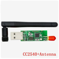 Модуль Bluetooth BLE 4,0 CC2540 Zigbee Sniffe ( с антенной ) Модуль Bluetooth BLE 4,0 CC2540 Zigbee Sniffe ( с антенной )