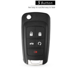 Корпус ключа Chevrolet 5 кнопок ( жало HU100 )