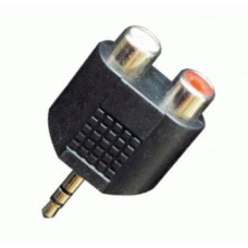 Перех шт 3,5мм - гн RCA пл Bespeco AD160