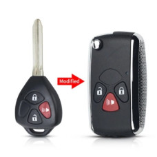 Корпус ключа TOYOTA 3 кнопки ( жало 45mm ) FT-50
