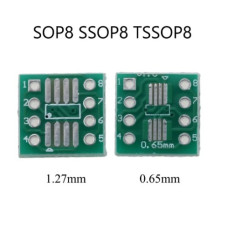 Адаптер SO8/SSOP8 на DIP8 ( комплект ) Адаптер SO8/SSOP8 на DIP8 ( комплект )