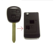 Корпус ключа TOYOTA 2 кнопки ( жало TOY43 )