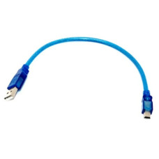 Шнур штекер USB-A - штекер USB mini 5pin 100 мм Шнур штекер USB-A - штекер USB mini 5pin 100 мм