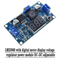 Регулируемый блок питания 3A LM2596 c дисплеем Регулируемый блок питания 3A LM2596 c дисплеем