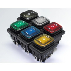 Переключатель 12V 6pin 3положения (с подсветкой) KCD4-203-3 водонепроницаемый Переключатель 12V 6pin 3положения (с подсветкой) KCD4-203-3 водонепроницаемый