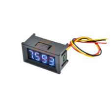 Вольтметр 0.36" в корпусе 3pin 0-500VDC синий 4 разряда Вольтметр 0.36" в корпусе 3pin 0-500VDC синий 4 разряда