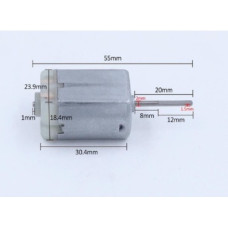 Мотор FC-280PC-22125 20мм DC 12V 11800 об./мин. с фаской Мотор FC-280PC-22125 20мм DC 12V 11800 об./мин. с фаской