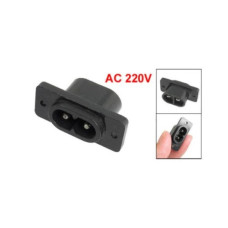Штекер 220V монтаж. ( IEC320 С8 ) Тип 2 ( ALDA ) Штекер 220V монтаж. ( IEC320 С8 ) Тип 2 ( ALDA )