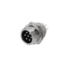 Штекер GX16-7 pin металл монтаж Штекер GX16-7 pin металл монтаж