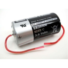 Элемент литий-тионил хлоридный с выводами ER26500-AX 3.6V ( А343/LR14/C ) Элемент литий-тионил хлоридный с выводами ER26500-AX 3.6V ( А343/LR14/C )