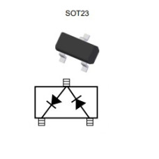 HSMS-2852-TR1G  smd  ( P2F )