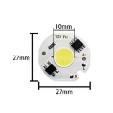 Светодиод 7W белый холодный 220VAC 6000-6500K ( Y27 ) Светодиод 7W белый холодный 220VAC 6000-6500K ( Y27 )