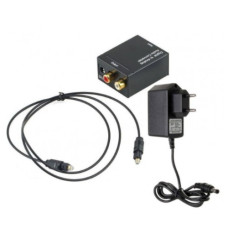 Оптический аудио декодер звука S/PDIF - RCA (блок пит шнур) Оптический аудио декодер звука S/PDIF - RCA (блок пит шнур)