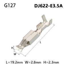 Клемма обжимная гнездо G127  ( DJ622-E3.5A ) 955590-2