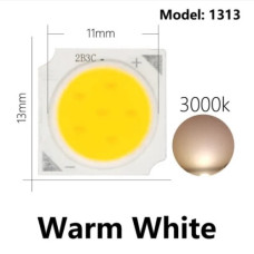 Светодиод 3W белый теплый 10VDC 250mA 3000-3500K ( 2B3C ) Светодиод 3W белый теплый 10VDC 250mA 3000-3500K ( 2B3C )