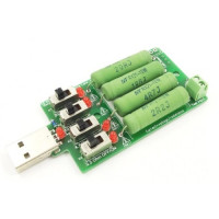 USB нагрузочный резистор 4/3/2A/1A с коммутатором