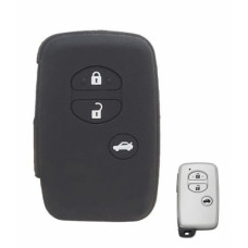 Чехол для Toyota 3кн 4runner Land Cruiser Venza Camry Prius (силиконовый) черный Чехол для Toyota 3кн 4runner Land Cruiser Venza Camry Prius (силиконовый) черный