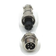 Комплект GX12-5 pin металл