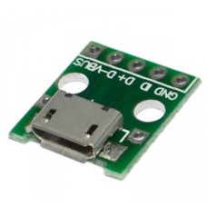 Гнездо USB micro (5 pin) на плате Гнездо USB micro (5 pin) на плате