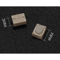 Кнопка тактовая h=2,5мм smd 4x3x2,5мм Кнопка тактовая h=2,5мм smd 4x3x2,5мм