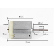 Мотор FC-280SB-16220 20мм DC 12V 11800 об./мин. с насечкой Мотор FC-280SB-16220 20мм DC 12V 11800 об./мин. с насечкой