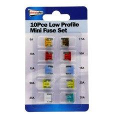 Предохранитель авто набор Low Profile MINI 10,9x8,4x3,8мм Предохранитель авто набор Low Profile MINI 10,9x8,4x3,8мм