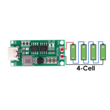 Контроллер заряда Li-ion аккумулятора Multi-Cell 4S 1A USB Type-C Контроллер заряда Li-ion аккумулятора Multi-Cell 4S 1A USB Type-C