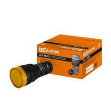 AD-16DS(LED)матрица d16мм желтый 24В AC/DC  ( SQ0702-0057 )
