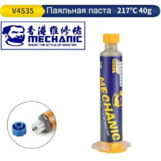 Паяльная паста V4S35 40гр. 217С шприц Паяльная паста V4S35 40гр. 217С шприц