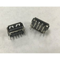 Гнездо USB-A-1J перевернутое угловое Гнездо USB-A-1J перевернутое угловое