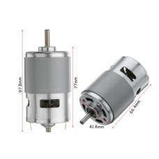 Мотор 775 DC 12-24V макс 35000 об/мин шариковый подшипник Мотор 775 DC 12-24V макс 35000 об/мин шариковый подшипник