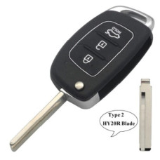Корпус ключа KIA / Hyundai 3 кнопки ( жало HY20R )