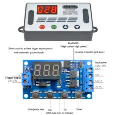 Таймер JL-801-V1.1 (светодиодный дисплей 4 кнопки) 5-30V 30A DDC-432 Таймер JL-801-V1.1 (светодиодный дисплей 4 кнопки) 5-30V 30A DDC-432