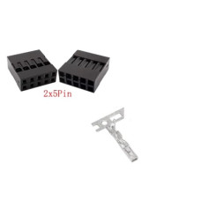 Гнездо JST SM Dupont 2,54 мм 2x5 pin
