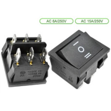 Переключатель 220V 6pin 3 положения KCD5-KCD2 Переключатель 220V 6pin 3 положения KCD5-KCD2