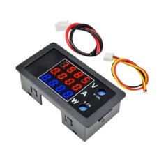 Вольтамперваттметр 4-разрядный ( 8-24VDC ) 100VDC 10A 1000W