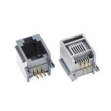 Гнездо 6P4C (RJ12) (TJ 4) 623PCB
