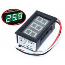 Вольтметр 0.56" в корпусе 3pin 0-200VDC зеленый Вольтметр 0.56" в корпусе 3pin 0-200VDC зеленый